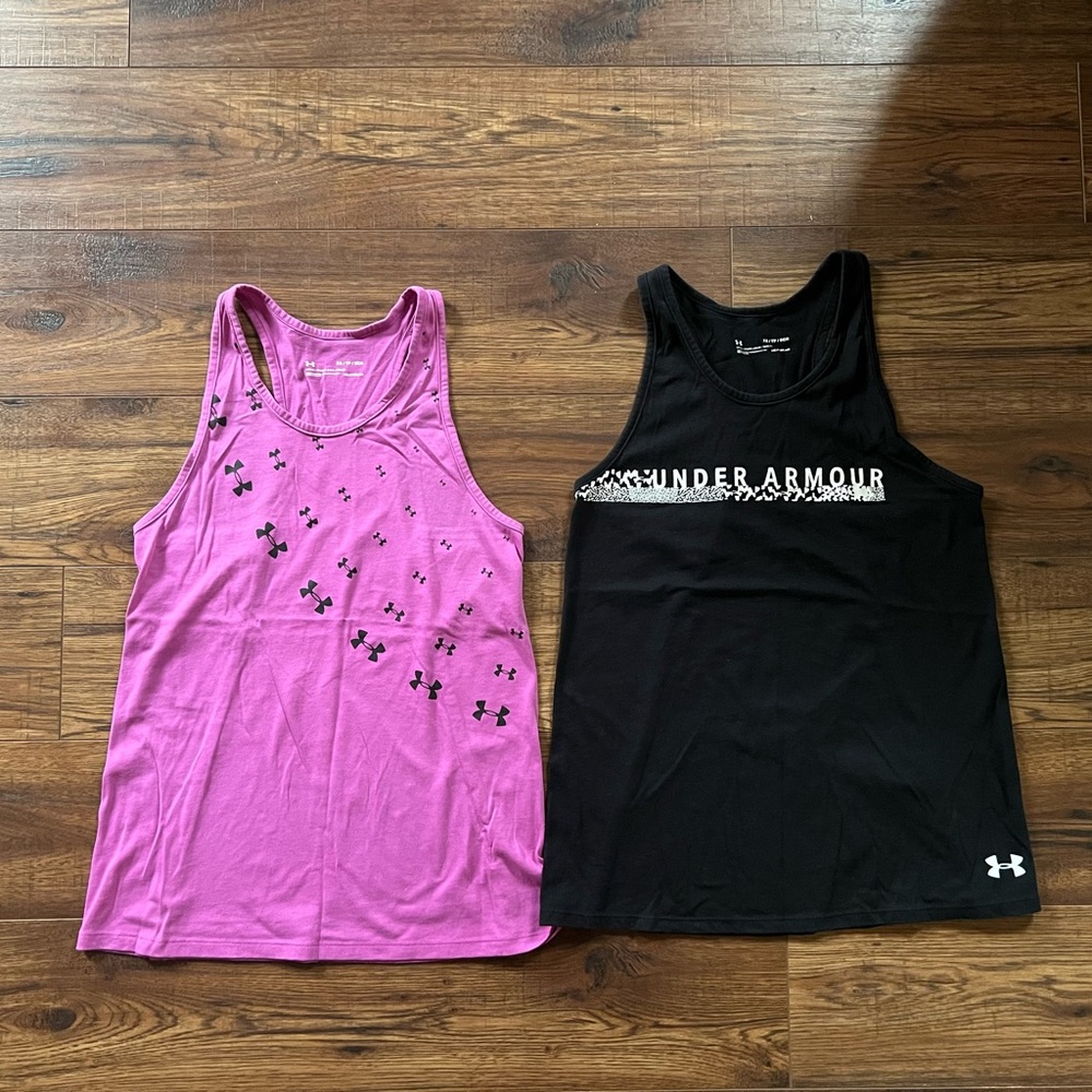 2 Under Armour Athletic Shirts